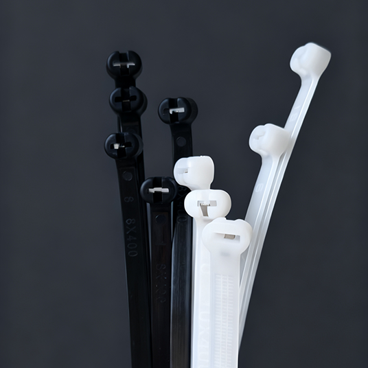 不锈钢嵌片尼龙扎带